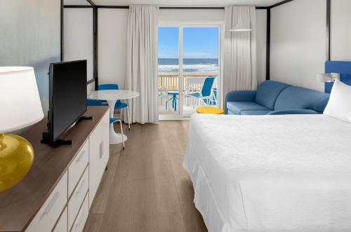 Alojamiento con cama grande - Frente al océano del hotel Montauk Blue. Foto 5