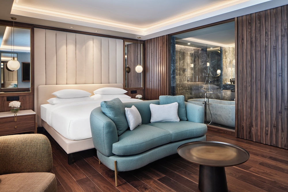 Suite, 1 cama de matrimonio grande (Penthouse) del hotel Grand Hyatt Athens. Foto 1