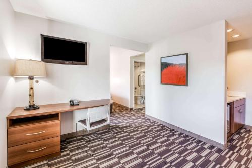 Suite Estudio con cama grande - No fumadores del hotel Microtel Inn & Suites by Wyndham Victor/Rochester. Foto 1