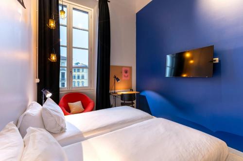 Habitación Doble - 1 o 2 camas del hotel The Social Hub Florence Lavagnini. Foto 6