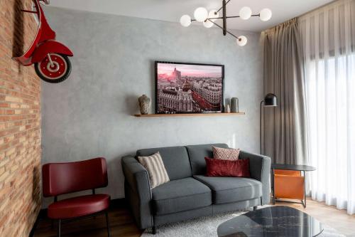 Habitación Familiar del hotel Radisson Red Madrid. Foto 3