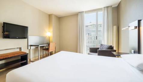 Habitación doble del hotel Ilunion Auditori