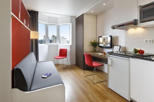Estudio del hotel Citadines Maine Montparnasse. Foto 4