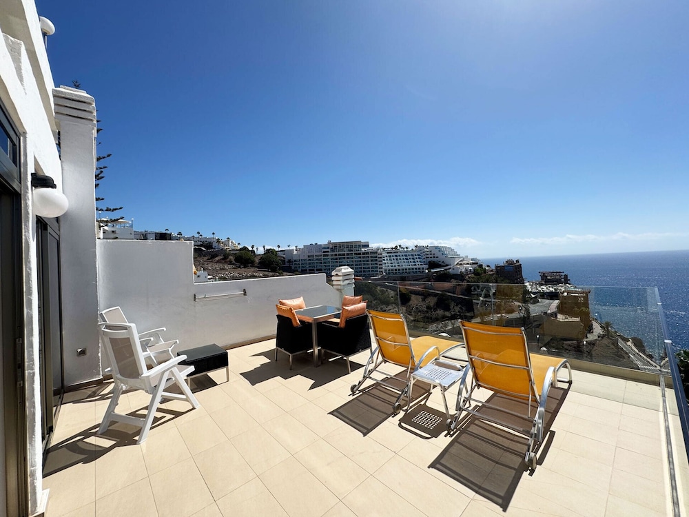 Estudio Vista Mar Balcón o Terraza Con Cocina 1 Cama queen Premium del hotel Servatur Altamar. Foto 4