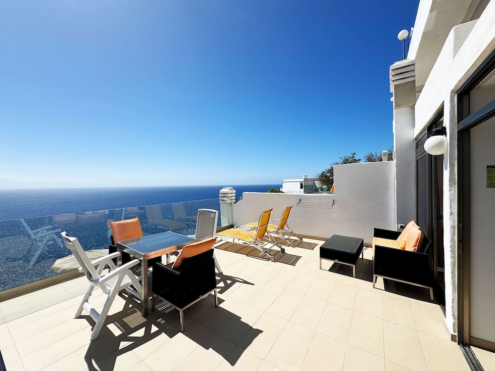 Estudio Vista Mar Balcón o Terraza Con Cocina 1 Cama queen Premium del hotel Servatur Altamar. Foto 5