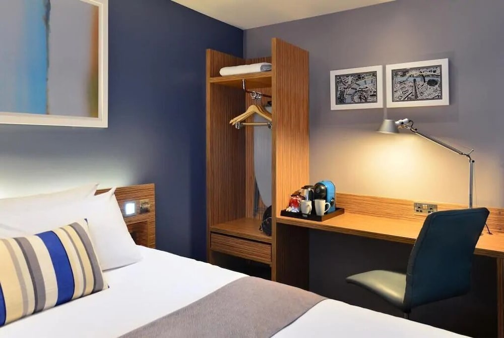 Habitación individual del hotel Travelodge London Docklands