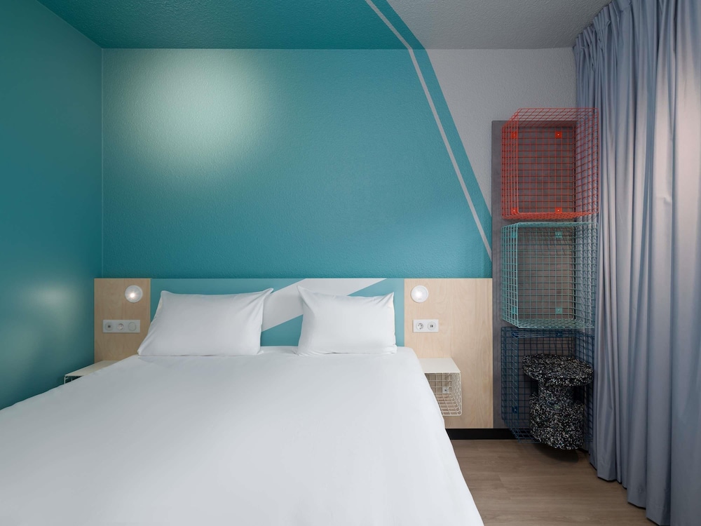 Habitación estándar con cama doble y del hotel Ibis Budget Leipzig City