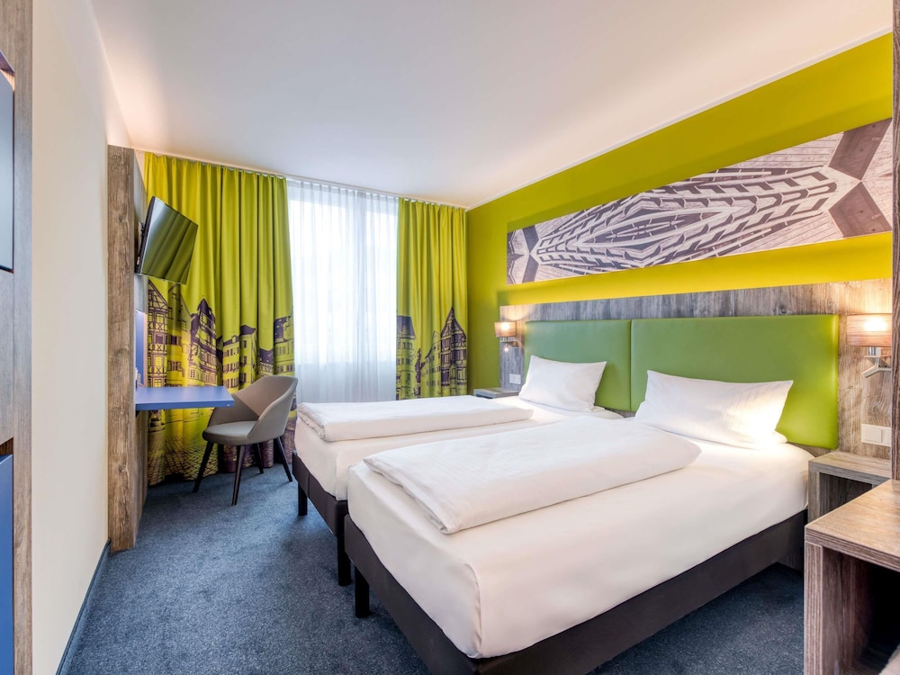 Habitación doble con dos camas individuales: 2 camas individuales (90 x 200 cm) del hotel Ibis Styles Tubingen