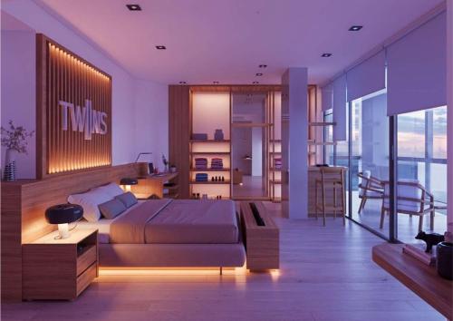 Suite Experience Junior con 2 camas del hotel The Ibiza Twiins