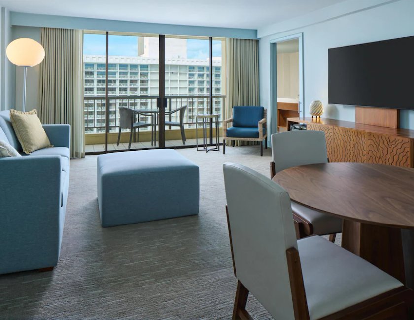 Suite, 1 habitación (Waikiki View) del hotel Hyatt Regency Waikiki Beach Resort and Spa. Foto 2