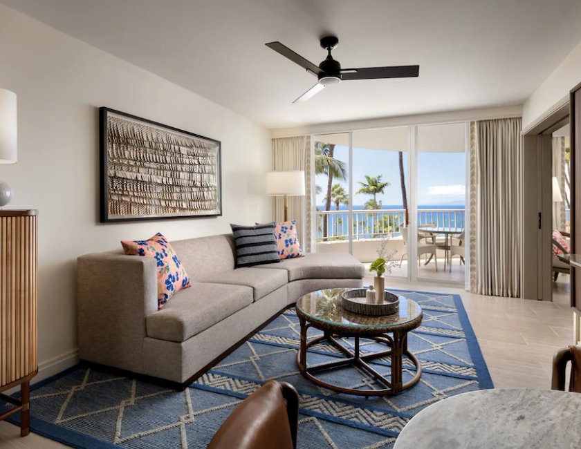Suite, 1 habitación, vistas al mar (1 cama King) del hotel The Fairmont Kea Lani. Foto 2