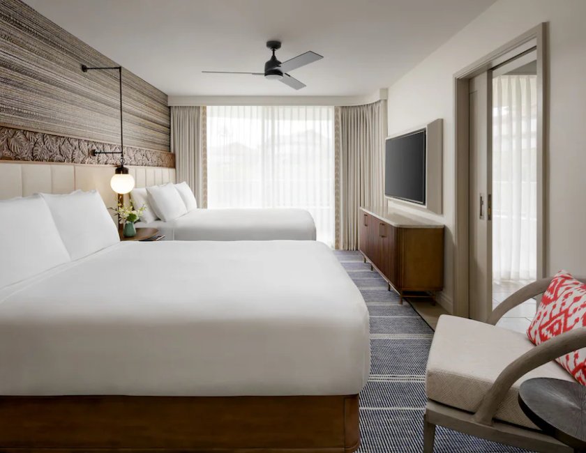 Suite Signature, 2 camas dobles, accesible, vistas al mar (ducha a ras de suelo) del hotel The Fairmont Kea Lani