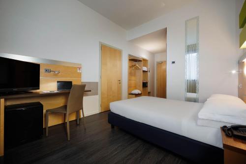 Habitación Individual adaptada para personas con movilidad reducida del hotel IH HOTELS MILANO GIOIA