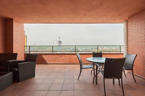 Habitación Doble con terraza del hotel Rice Bulevar. Foto 9