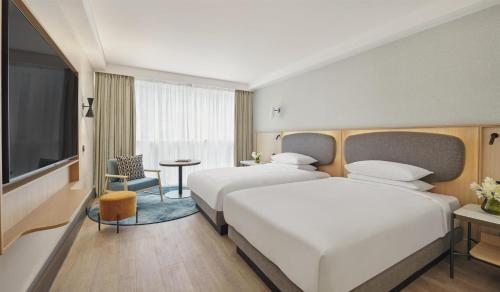 Habitación Doble con acceso al club - 2 camas del hotel Hyatt Regency London Blackfriars. Foto 1