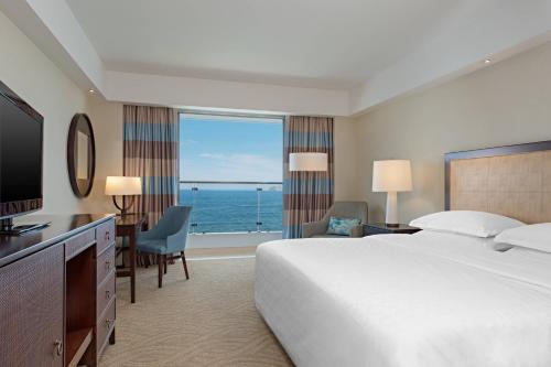 Habitación con vistas frontales al mar - 1 cama extragrande - Zona superior frente al mar del hotel Sheraton Grand Rio and Resort