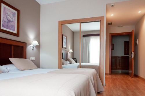 Habitación Doble - 2 camas del hotel Santiago De León. Foto 9