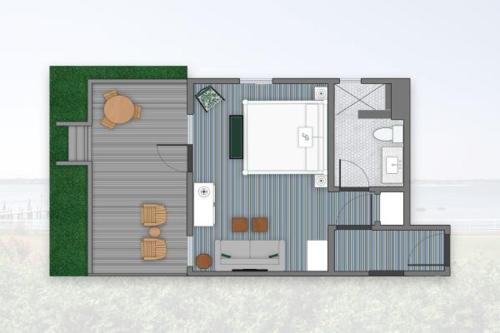 Habitación Premier con terraza del hotel The Pridwin. Foto 2