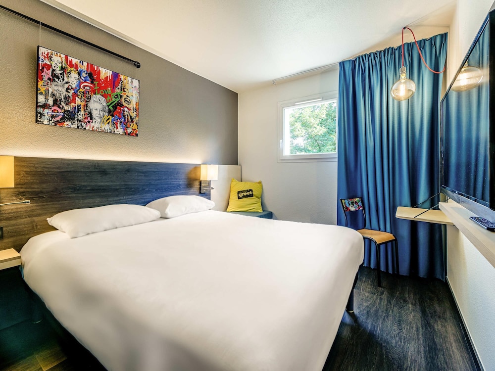 Habitación Pop con cama doble del hotel Greet Bordeaux Floirac Arena. Foto 5