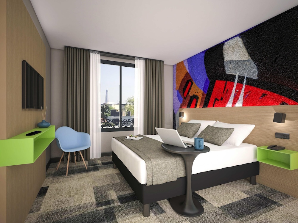 Habitación Estándar con 1 cama doble del hotel Ibis Styles Clamart Gare Grand Paris. Foto 5