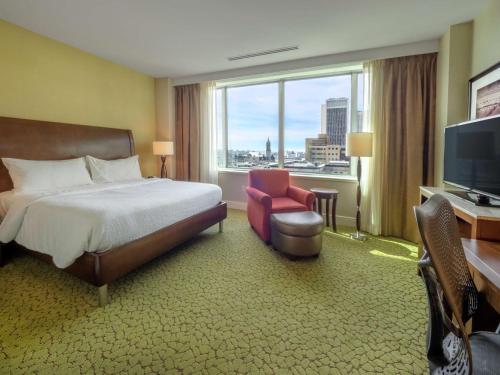 Suite Junior Deluxe del hotel The Hilton Garden Inn Buffalo-downtown. Foto 1