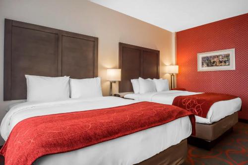 Habitación con 2 camas grandes - Adaptada para personas con discapacidad del hotel Comfort Inn and Suites Near Stadium. Foto 6