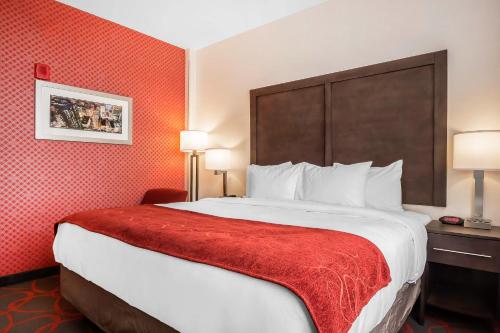 Habitación - 1 cama extragrande - No fumadores del hotel Comfort Inn and Suites Near Stadium. Foto 8