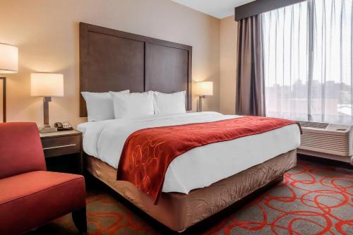 Habitación - 1 cama extragrande - No fumadores del hotel Comfort Inn and Suites Near Stadium. Foto 10