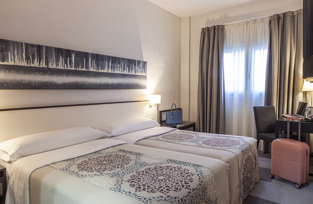 Habitación con 1 cama doble o 2 individuales del hotel Macià Plaza