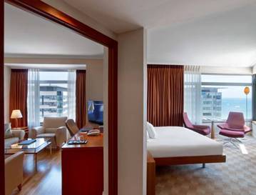 Junior suite del hotel Hilton Diagonal Mar Barcelona