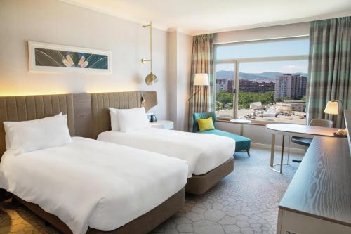 Habitación Doble - 2 camas del hotel Hilton Diagonal Mar Barcelona. Foto 7