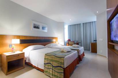 Habitación doble Vista Mar Lujo 2 camas del hotel Grand Mercure Rio De Janeiro Copacabana