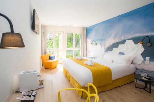 Habitación Doble Estándar del hotel Casual De Las Olas San Sebastian