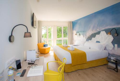 Habitación Doble Estándar del hotel Casual De Las Olas San Sebastian. Foto 14
