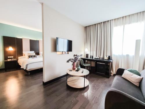 Suite Junior del hotel AZZ Pamplona Norte