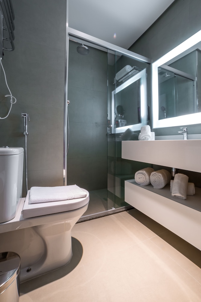 Apartamento Deluxe, 1 cama doble con sofá cama, cocina del hotel Mercure São Bernardo Do Campo. Foto 7
