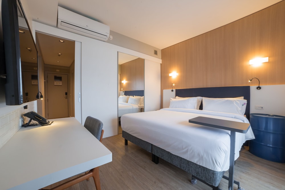 Estudio, 1 cama doble, cocina del hotel Mercure São Bernardo Do Campo. Foto 1