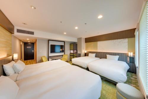 Habitación cuádruple del hotel Miyako City Kintetsu Kyoto Station. Foto 2