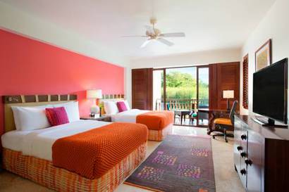 Habitación Casita Signature con 2 camas dobles del hotel Fairmont Mayakoba