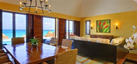 Suite Premium frente a la playa del hotel Fairmont Mayakoba