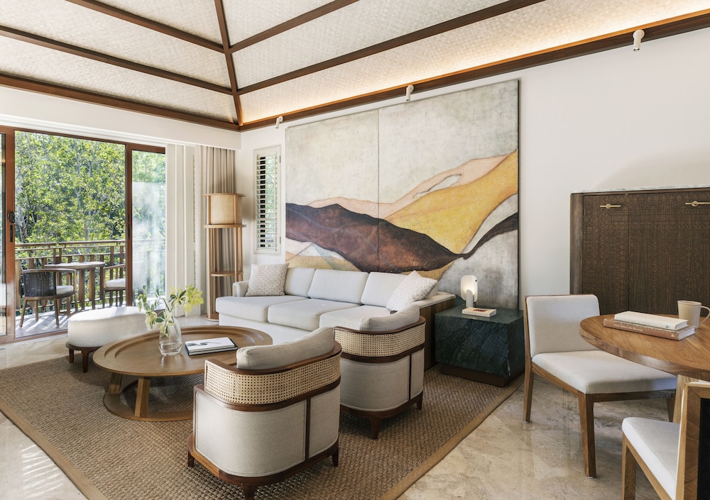 Casita Signature, Suite, 1 cama de matrimonio grande con sofá cama, no fumadores, vistas al canal del hotel Fairmont Mayakoba. Foto 2