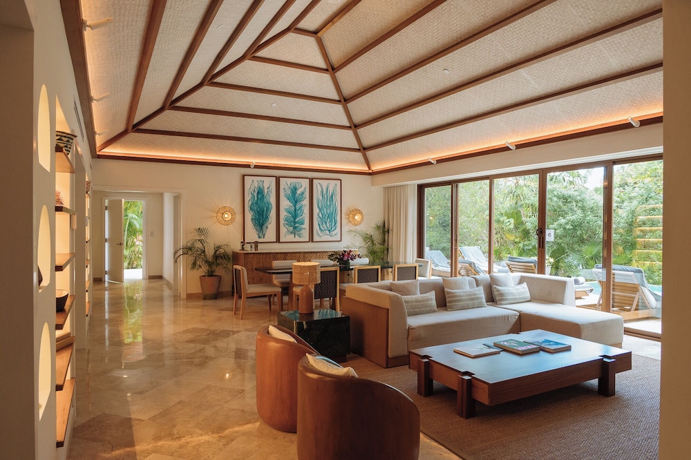 Suite presidencial, 1 cama de matrimonio grande (Tortuga) del hotel Fairmont Mayakoba. Foto 2