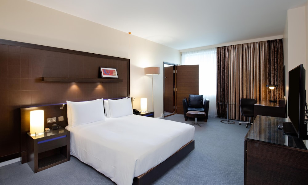 Habitación doble del hotel Hilton London Canary Wharf