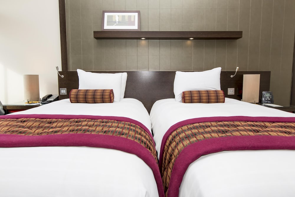 Habitación ejecutiva con 2 camas individuales del hotel Hilton London Canary Wharf