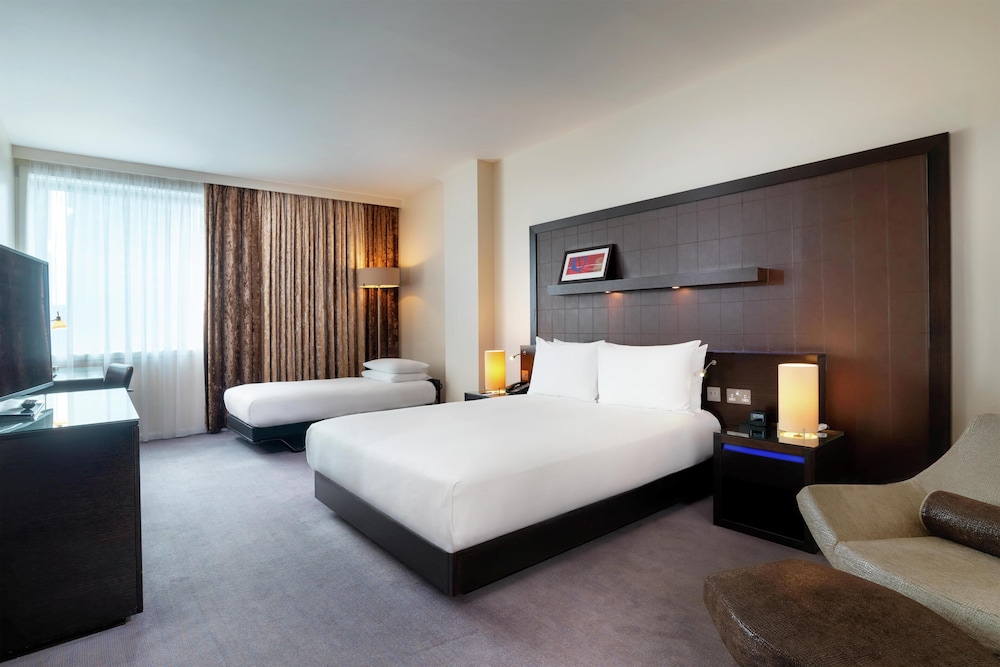 Habitación, 1 cama de matrimonio (with rollaway bed) del hotel Hilton London Canary Wharf. Foto 2