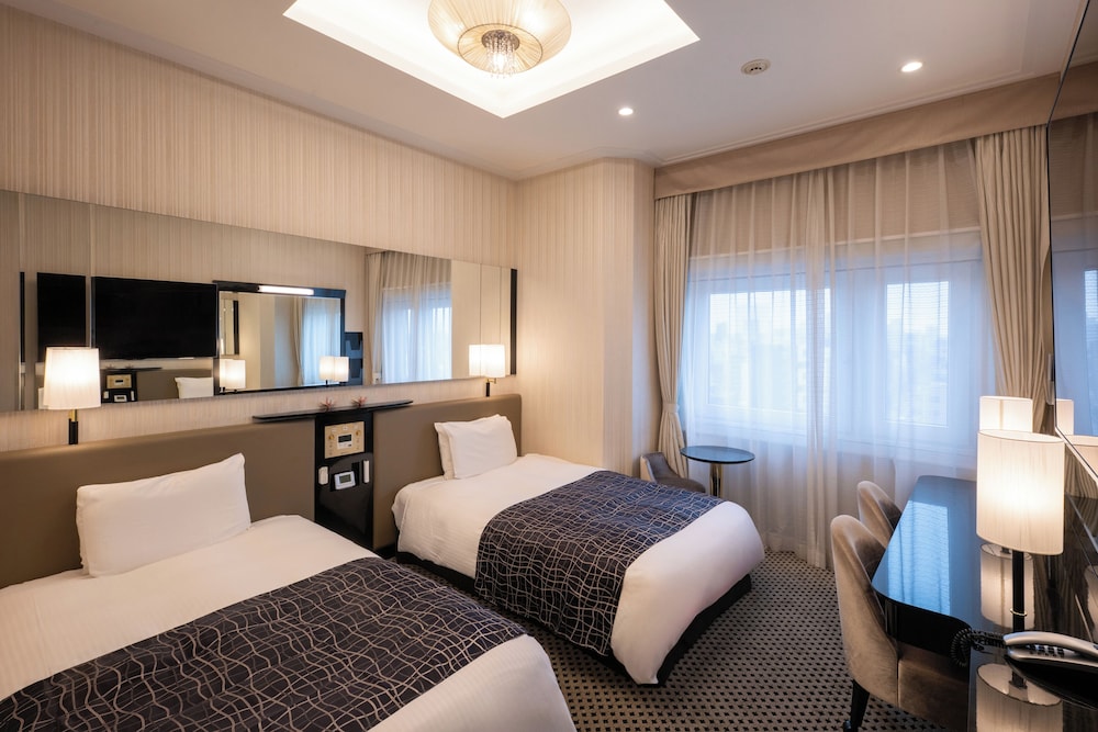 Habitación Deluxe con 2 camas individuales del hotel Apa Asakusa Tawaramachi Ekimae