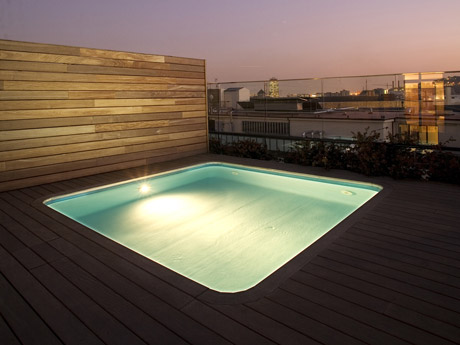 Junior suite Piscina Privada del hotel Catalonia Ramblas. Foto 2