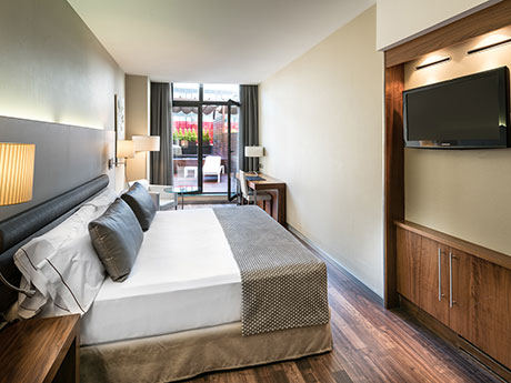 Habitación doble Piscina Privada Balcón o Terraza Superior del hotel Catalonia Ramblas