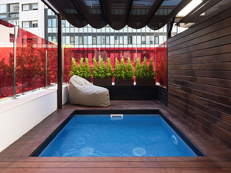 Habitación doble Piscina Privada Balcón o Terraza Superior del hotel Catalonia Ramblas. Foto 2