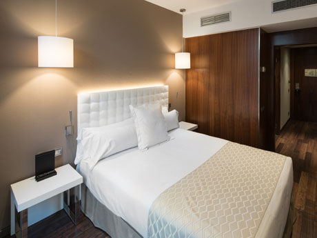 Habitación individual del hotel Catalonia Ramblas